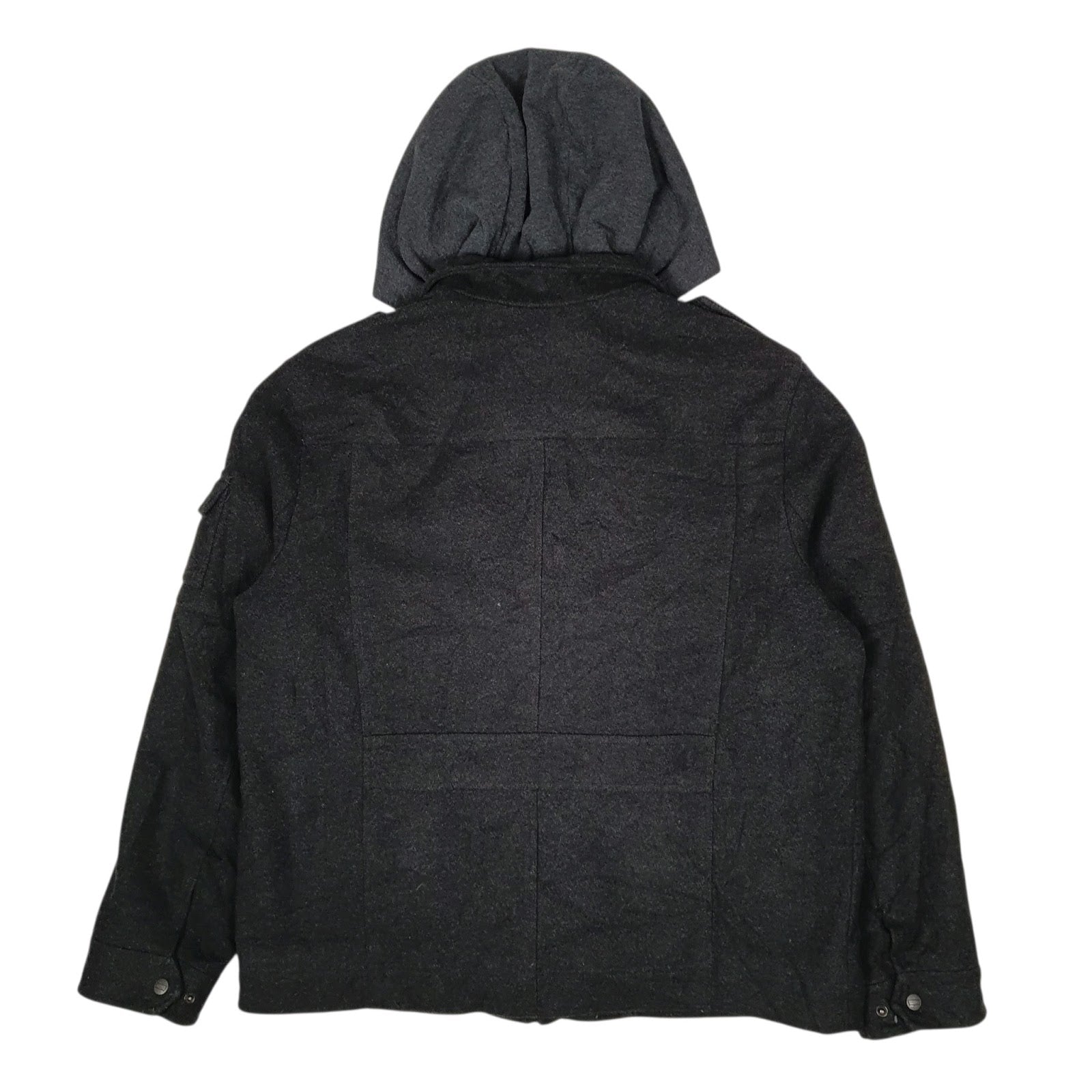 Mens Grey Levis Hoodie  Coat