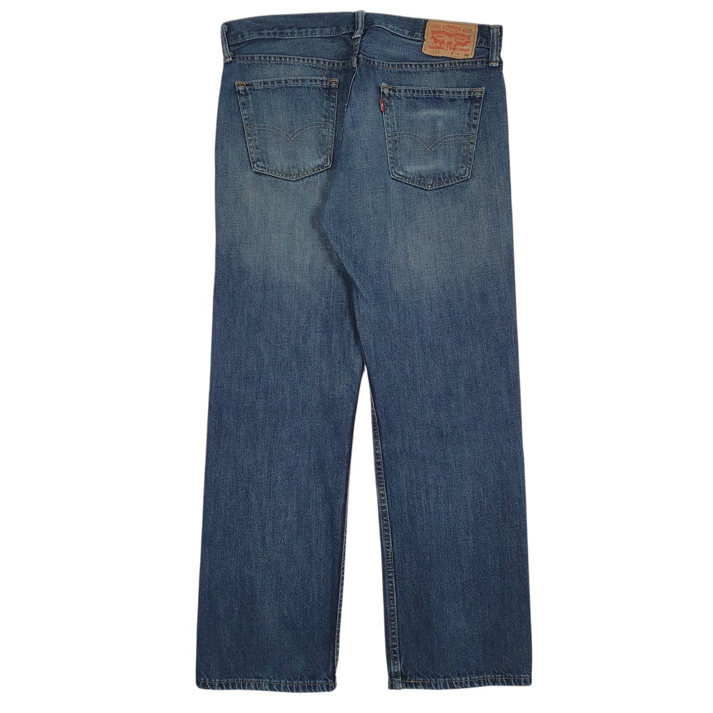 Mens Blue Levis Distressed  Jeans