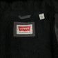 Mens Grey Levis Sherpa Lined Softshell Hoodie  Coat