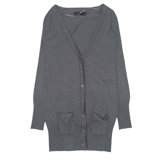Womens Grey Zara  Cardigan Jumper