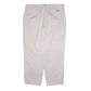 Mens White Polo Ralph Lauren Andrew Pant Double Pleated Vintage 90s  Trousers