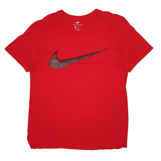 Mens Red Nike  Short Sleeve T Shirt