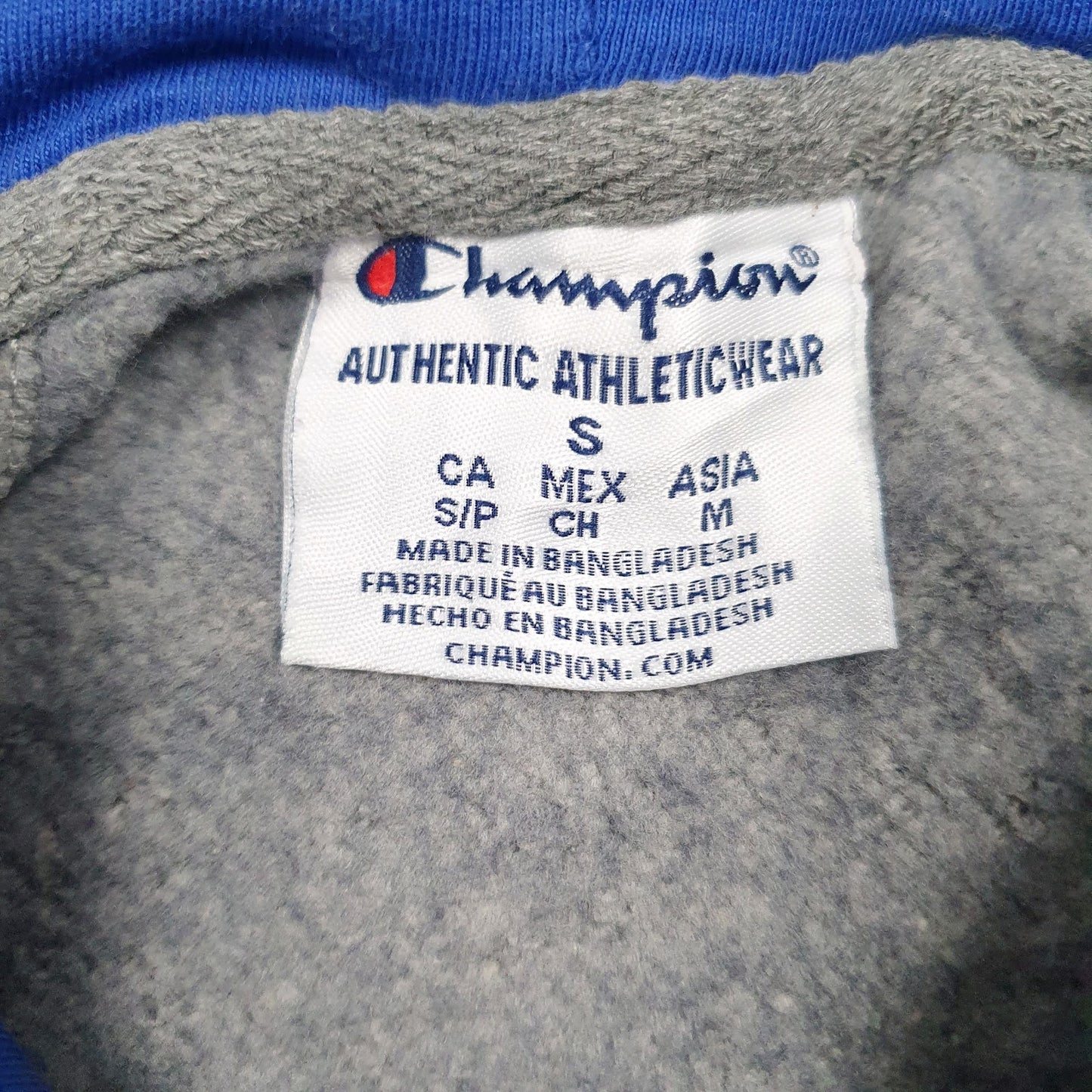 Mens Grey Champion Kansas Jayhawks Hoodie Jumper