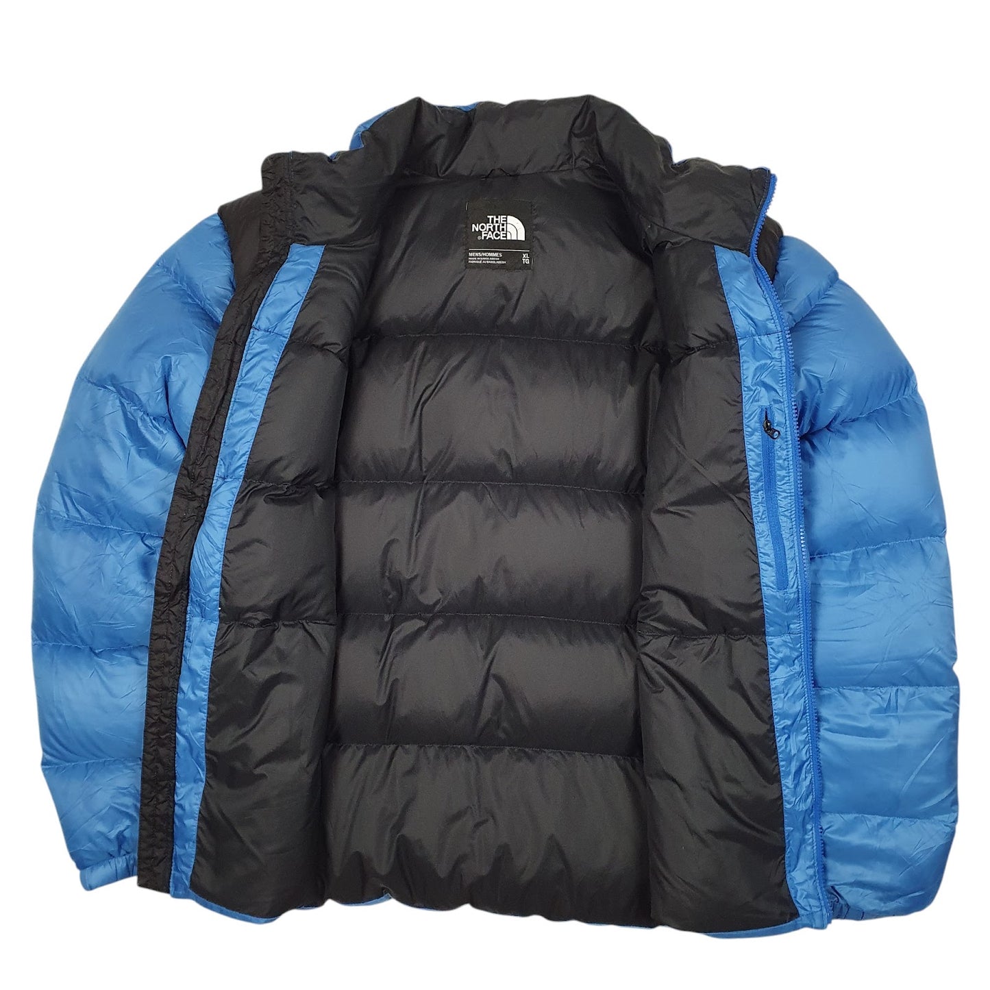 Mens Blue The North Face Nuptse  Coat