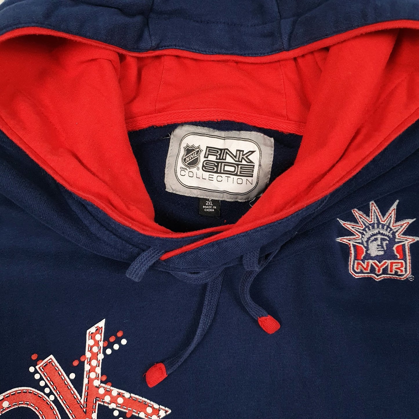 Mens Navy NHL New York Rangers Hoodie Jumper