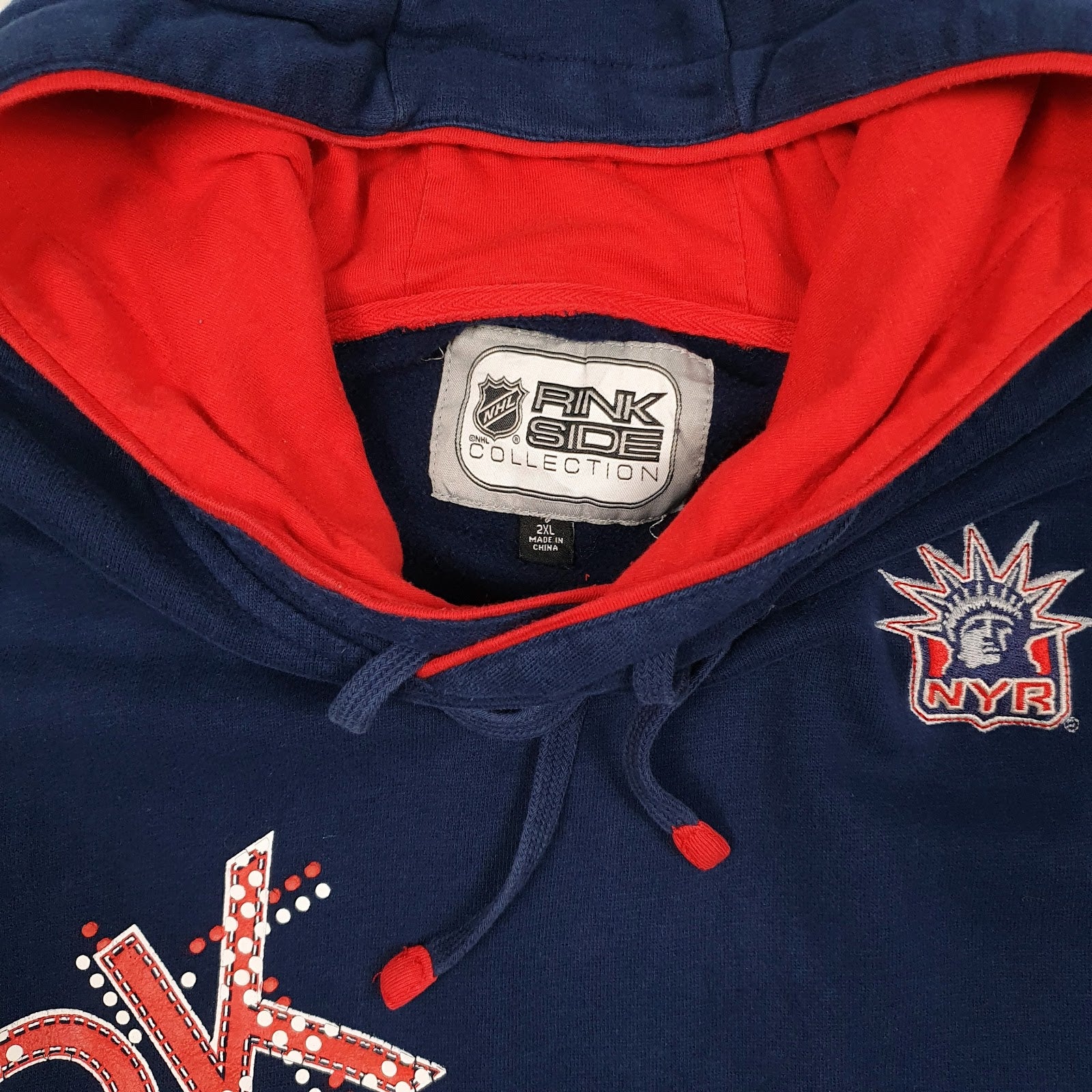 Mens Navy NHL New York Rangers Hoodie Jumper
