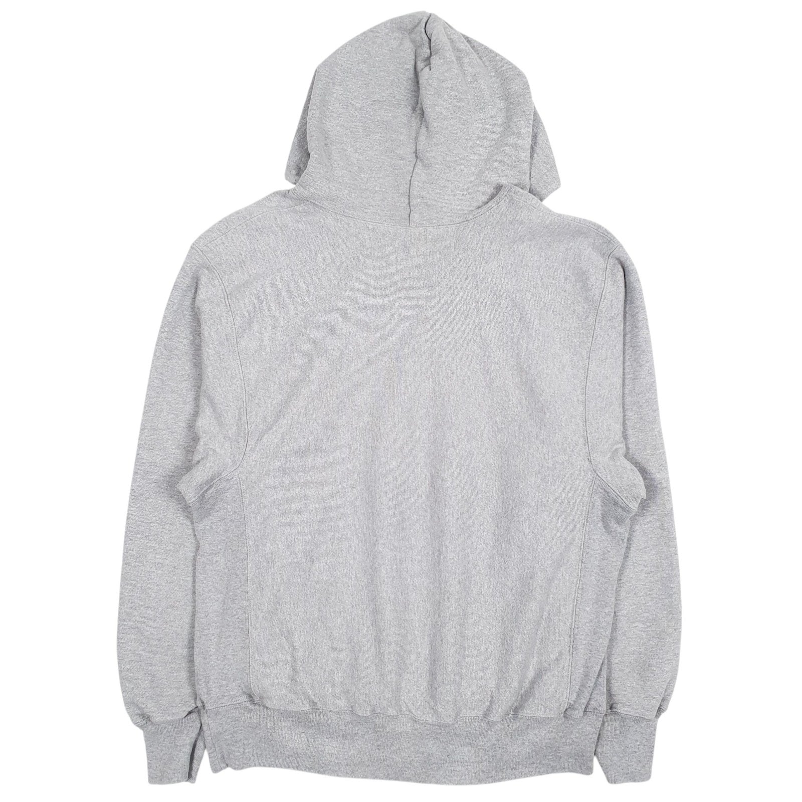 Mens Grey Champion Vintage 90s Reverse Weave Hoodie Jumper