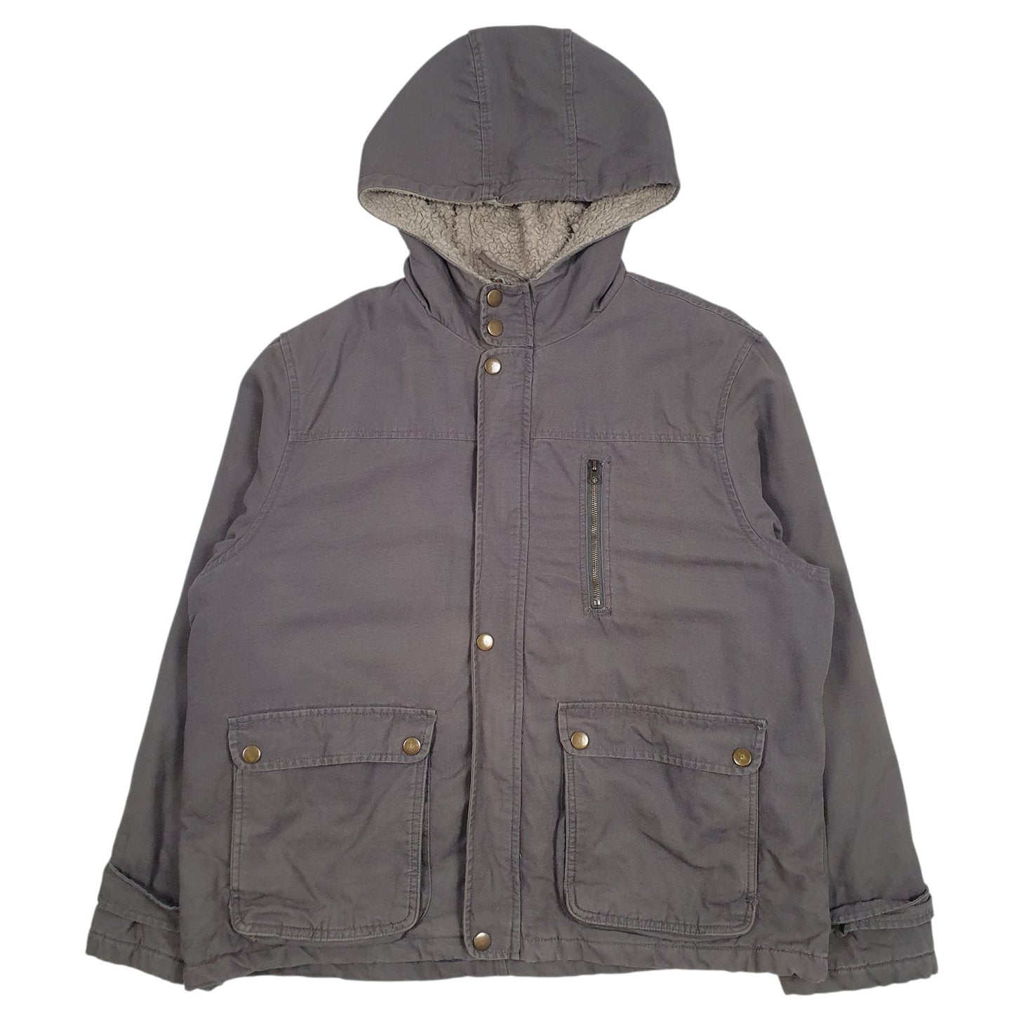 Mens Grey Wrangler Padded  Coat
