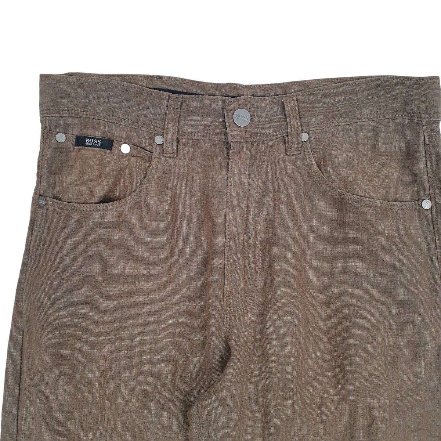 Mens Brown Hugo Boss   Trousers
