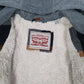 Mens Grey Levis Hoodie Sherpa Lined  Coat