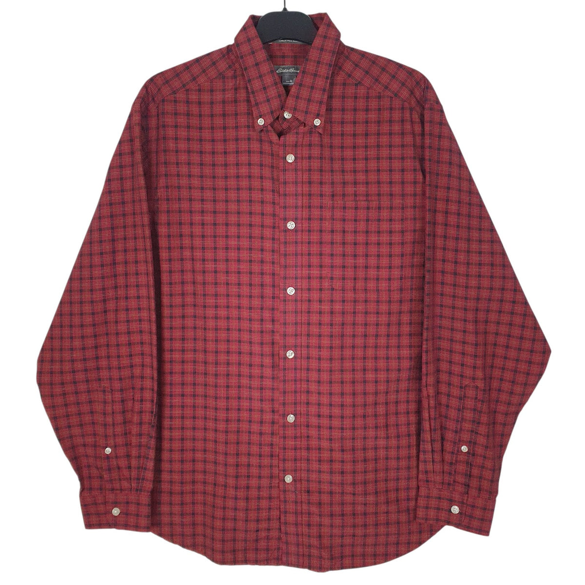 Mens Red Eddie Bauer  Long Sleeve Shirt