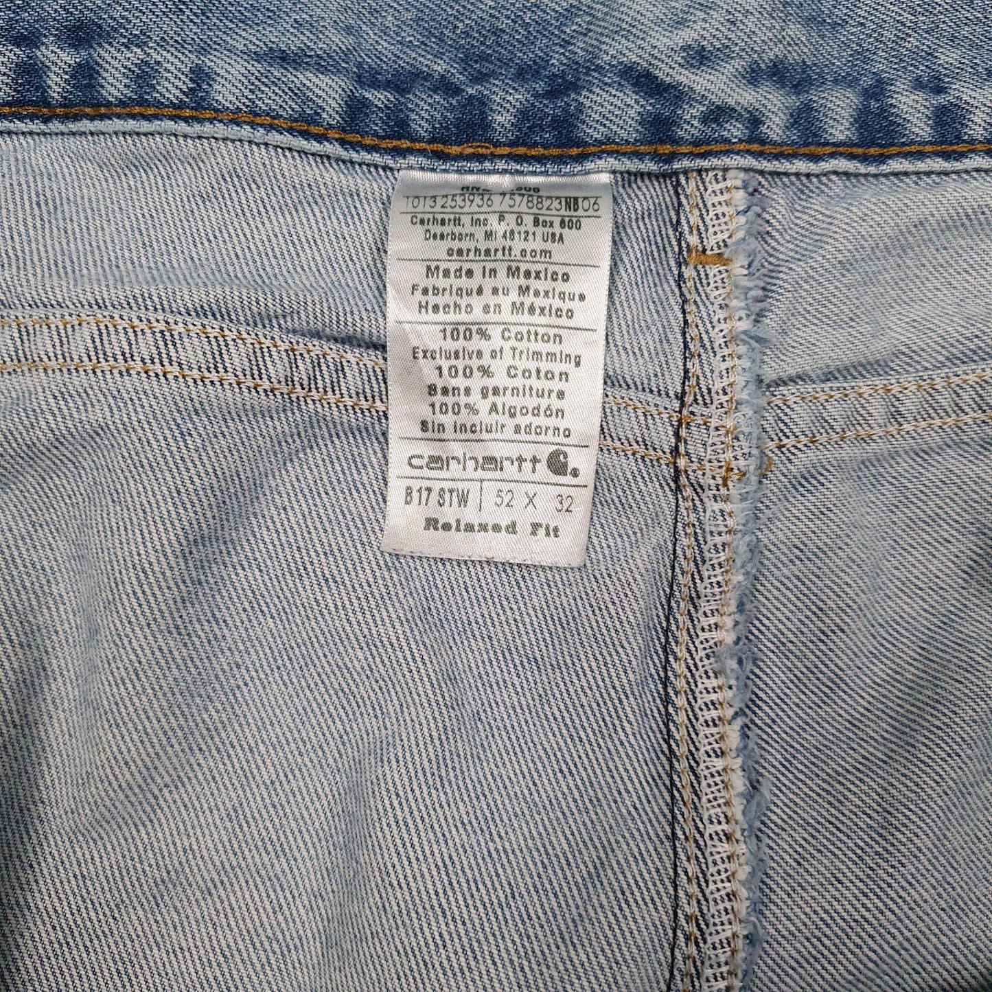 Mens Blue Carhartt   Jeans