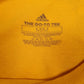 Mens Yellow Adidas Spellout  T Shirt
