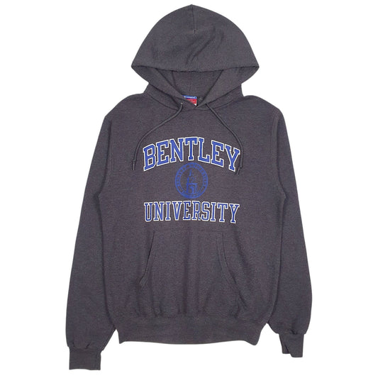 Mens Grey Champion Bentley University Hoodie Jumper