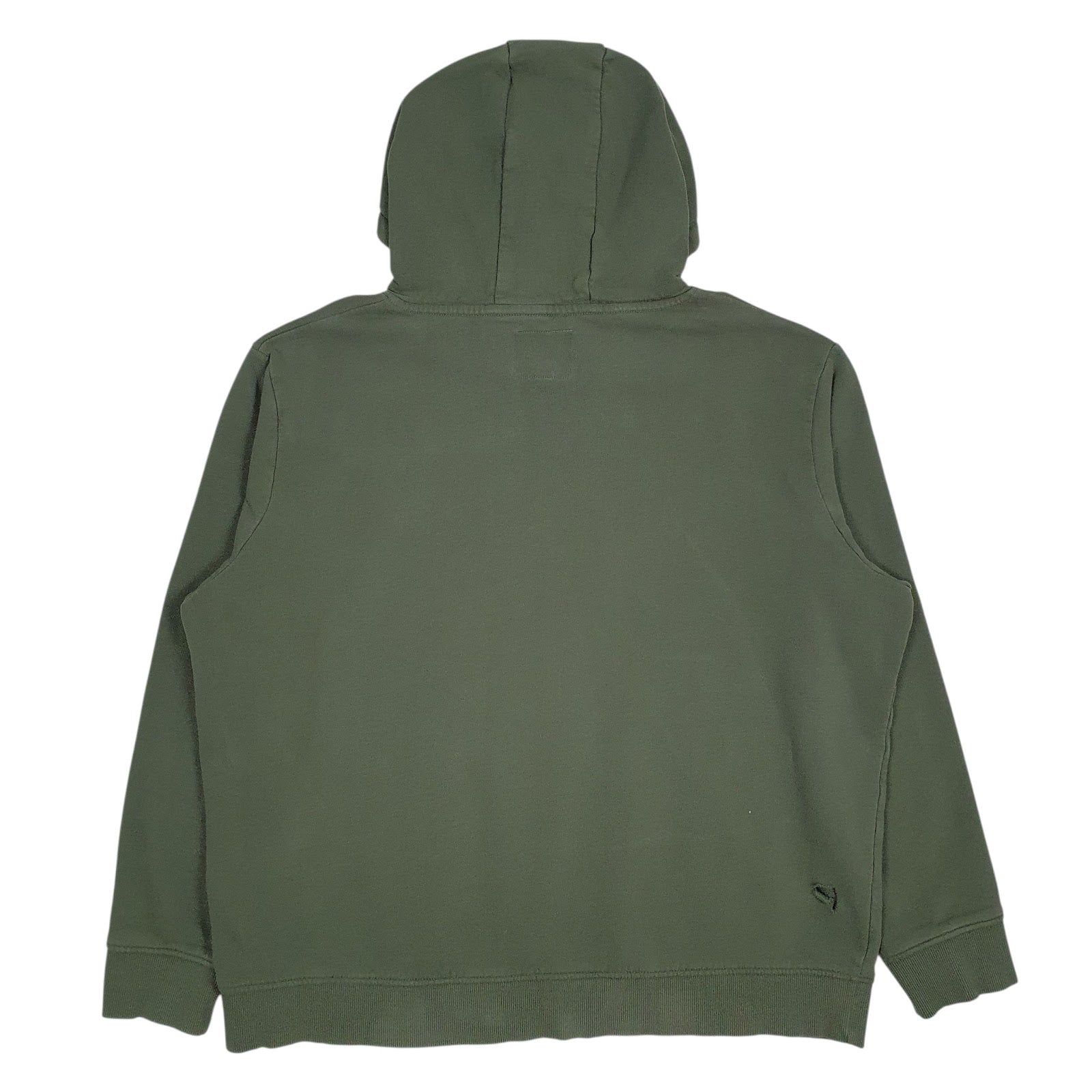 Womens Green Animal Spellout Hoodie Jumper