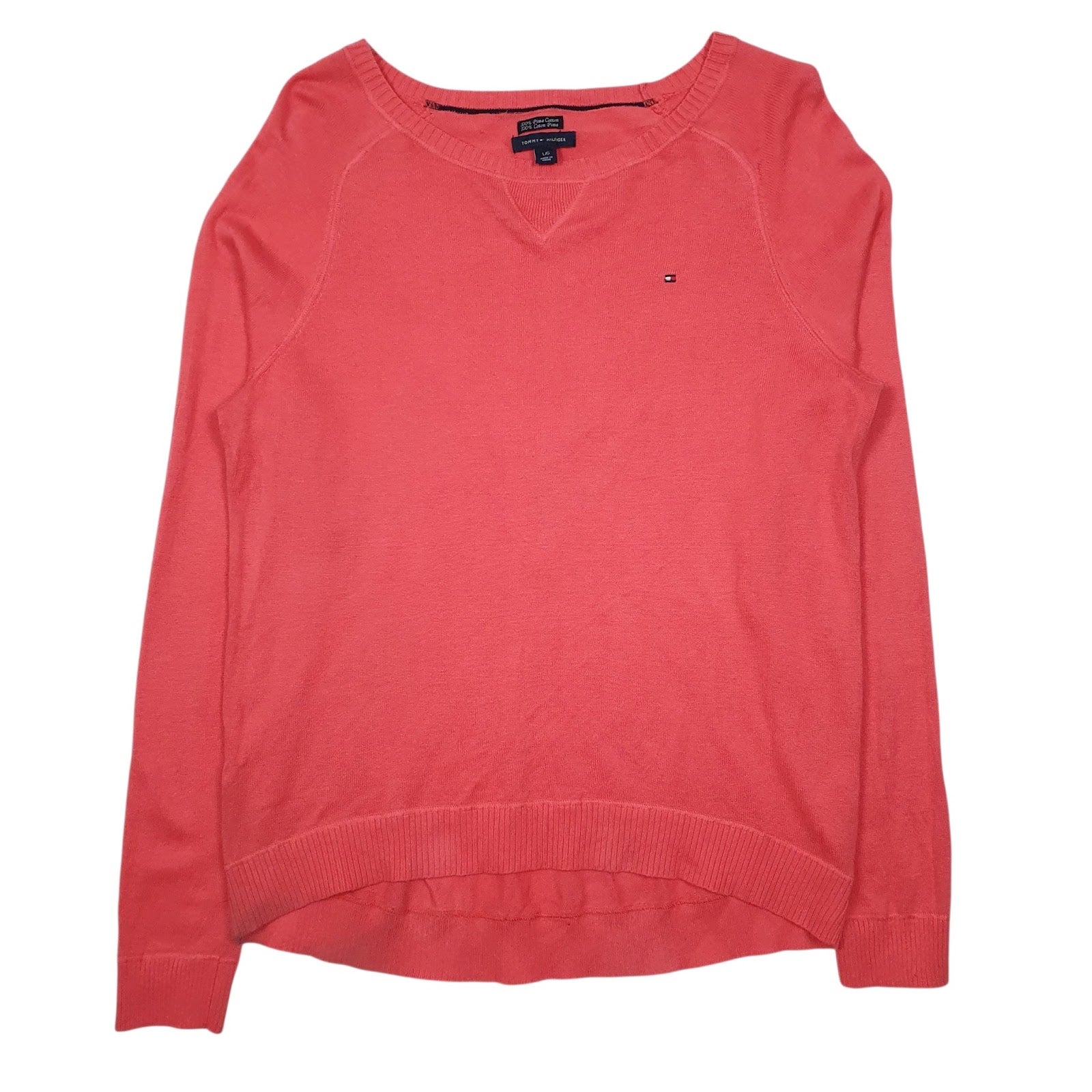Womens Pink Tommy Hilfiger  Crewneck Jumper
