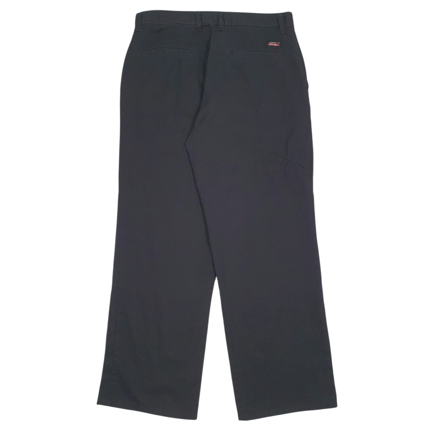 Mens Black Dickies Workwear Double Knees  Trousers