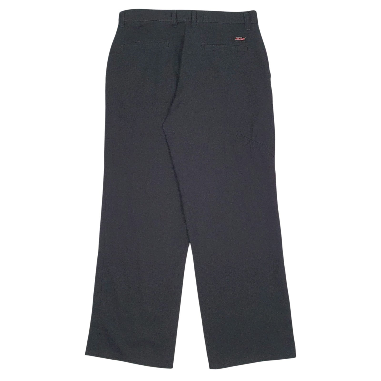Mens Black Dickies Workwear Double Knees  Trousers