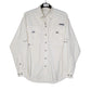 Mens White Columbia Sportswear Company PFG Fishing Omni Shade Long Sleeve Shirt