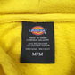 Mens Yellow Dickies Spellout Hoodie Jumper