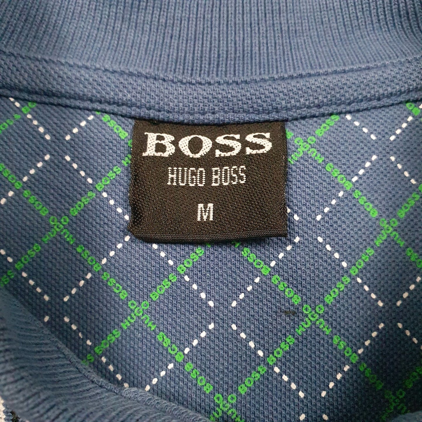 Mens Blue Hugo Boss   Polo Shirt