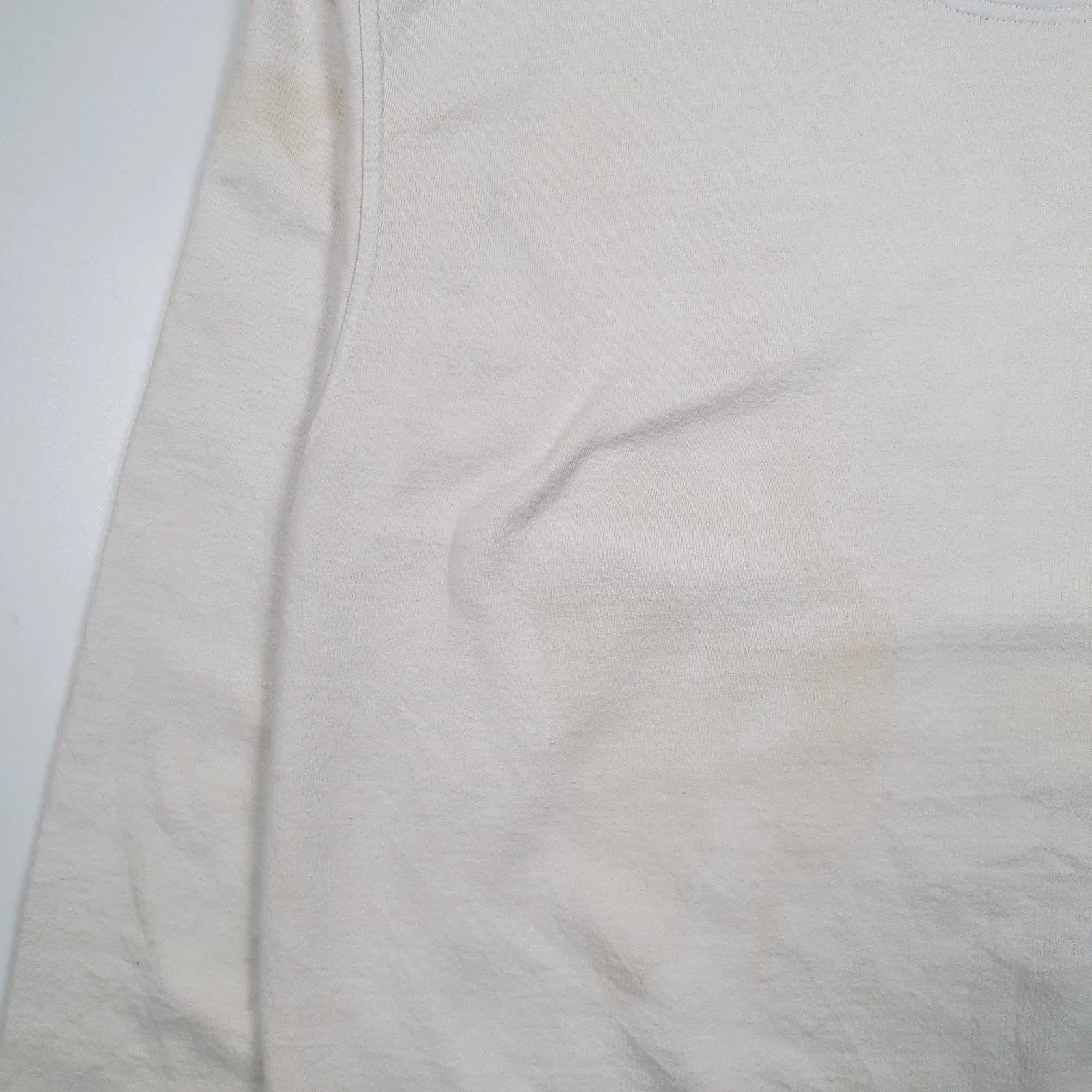 Mens White Champion  Crewneck Jumper