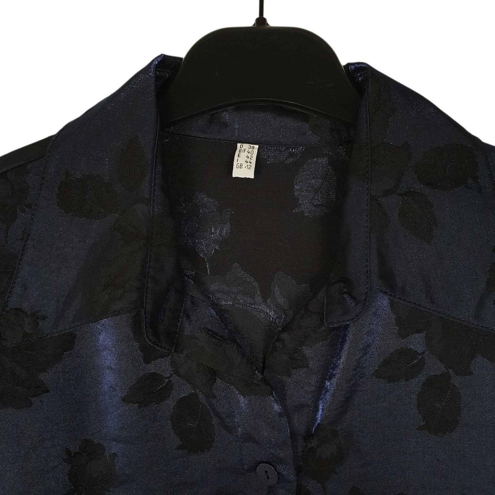 Womens Navy Unbranded Floral  Shirt