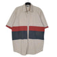 Mens Beige Fila  Short Sleeve Shirt