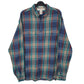 Mens Blue H&M Flannel Long Sleeve Shirt