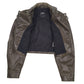 Womens Brown Zara Faux Leather  Coat