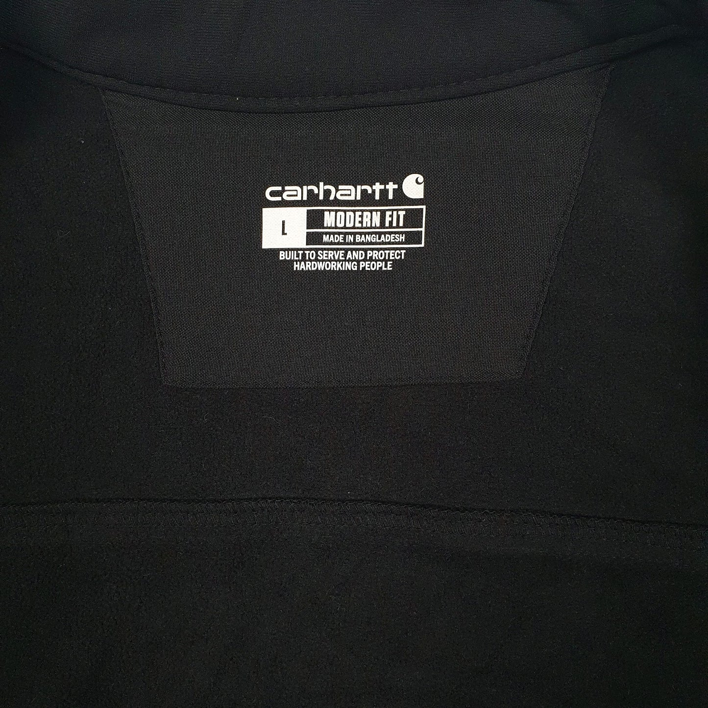 Womens Black Carhartt Fleece  Coat