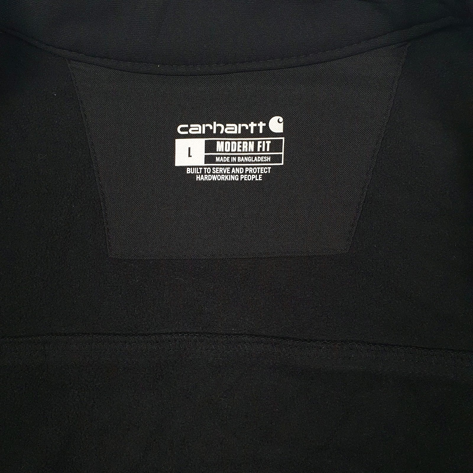 Womens Black Carhartt Fleece  Coat