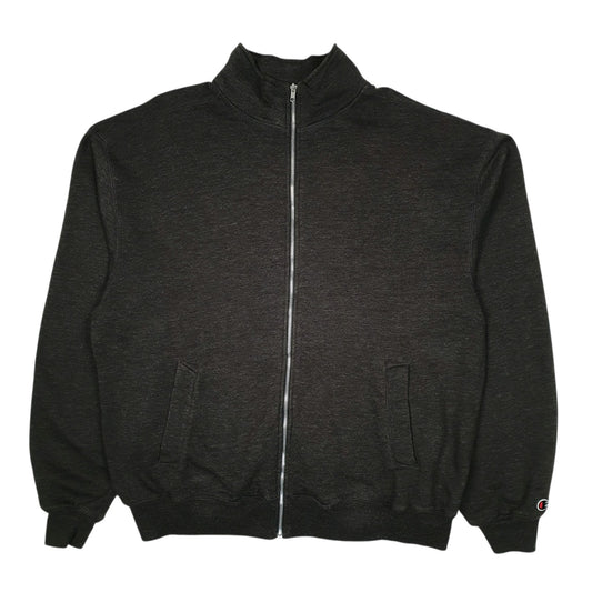 Mens Grey Champion  Full Zip Jumper