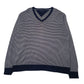 Womens Navy Tommy Hilfiger  V Neck Jumper