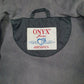 Mens Black Onyx Jeans Padded Hoodie  Coat