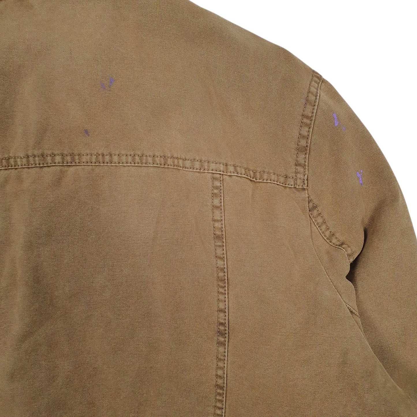 Mens Brown Levis Sherpa Lined  Coat