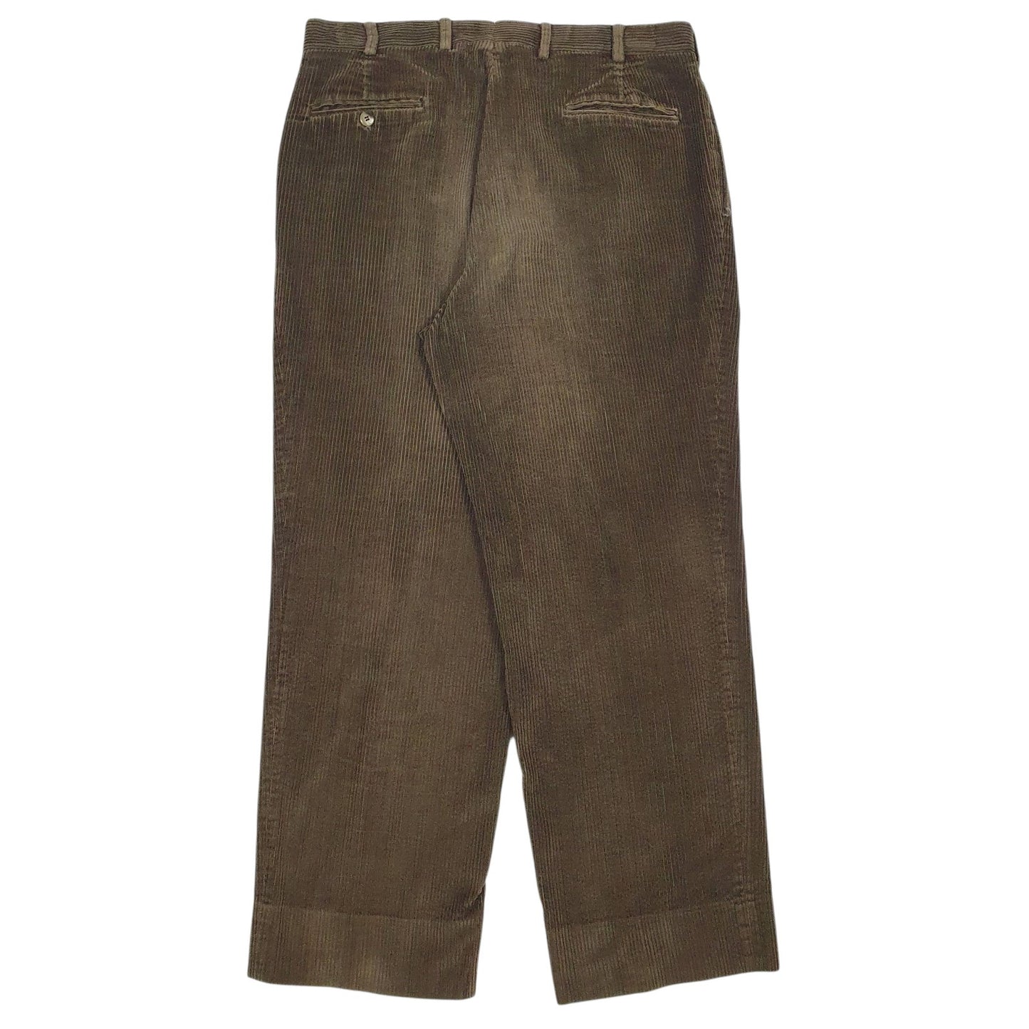 Mens Brown Brooks Brothers Pleated  Trousers