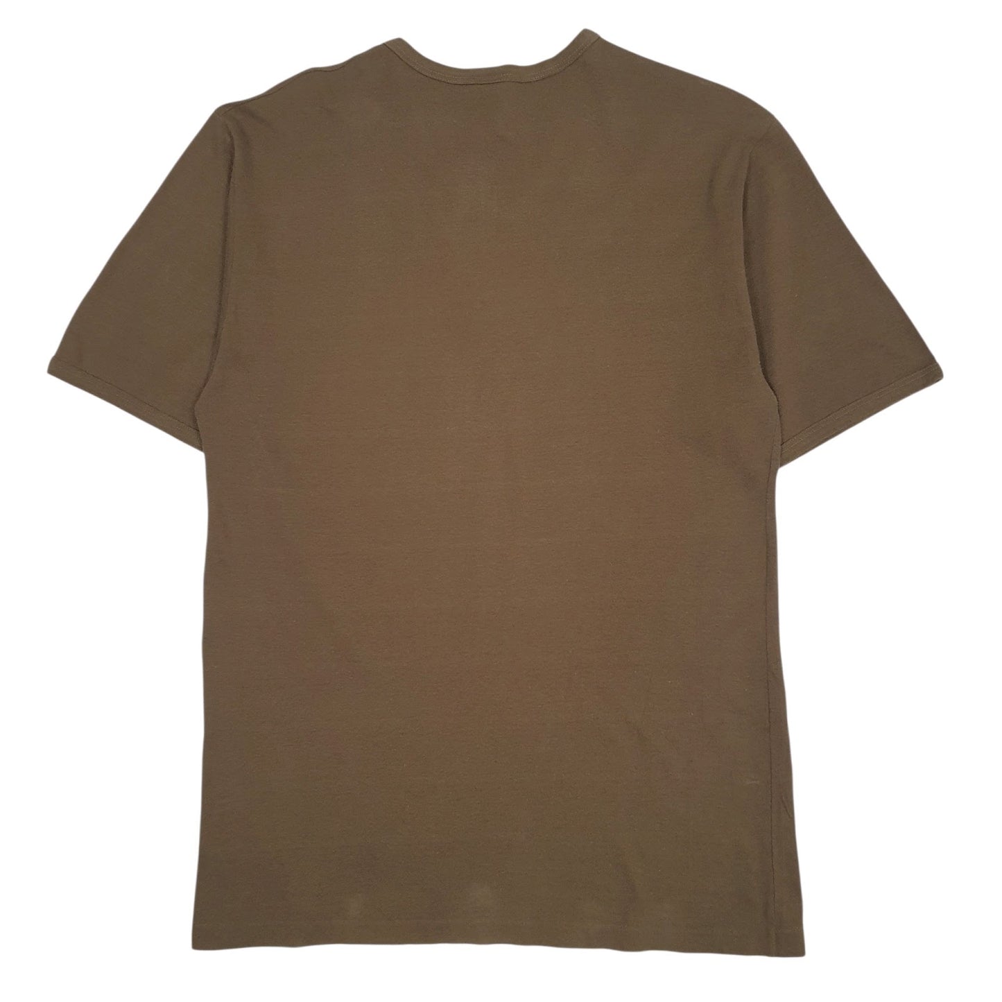 Mens Brown Valentino Vintage Henley  T Shirt