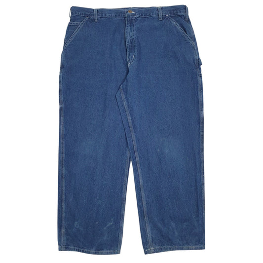 Mens Blue Carhartt B13 DST Carpenter JeansW42 L28