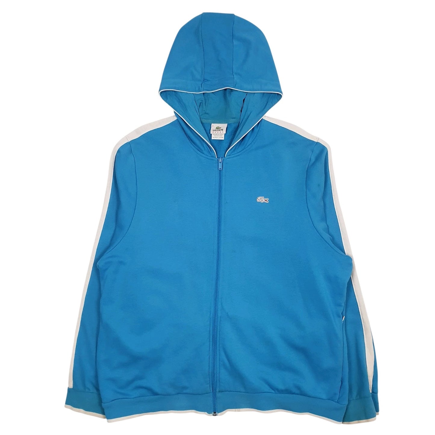 Mens Blue Lacoste  Full Zip Jumper
