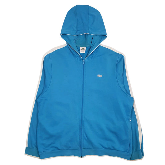 Mens Blue Lacoste  Full Zip Jumper