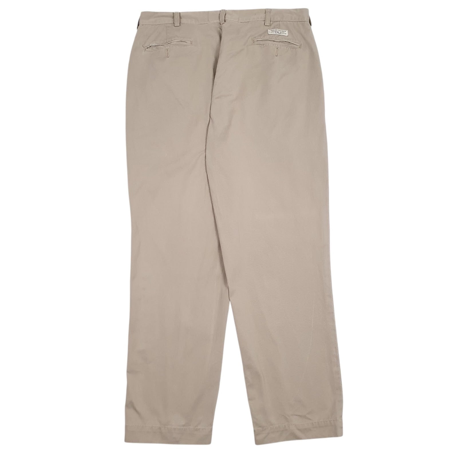 Mens Brown Polo Ralph Lauren Andrew Pant Pleated  Trousers