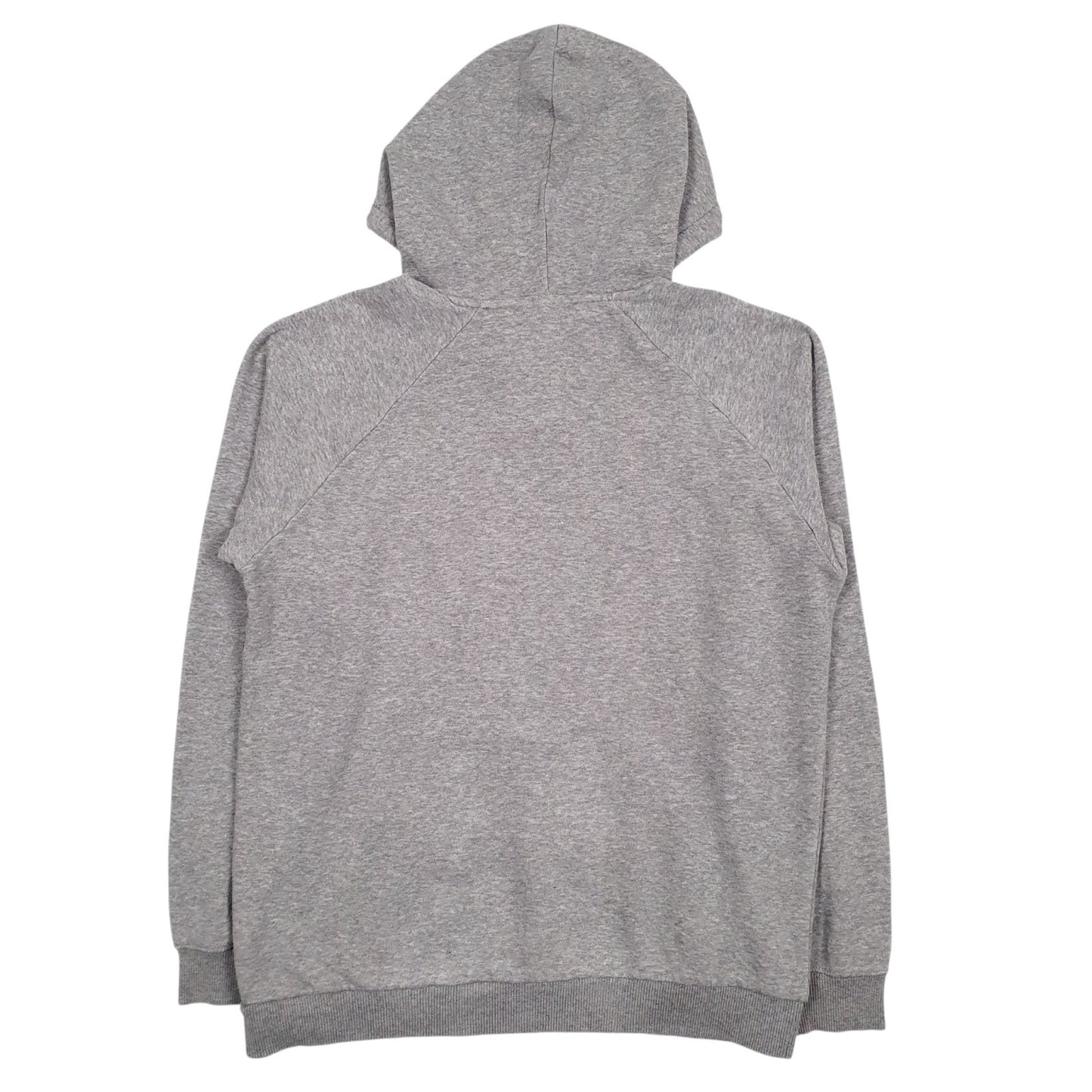 Mens Grey Adidas Spellout Hoodie Jumper