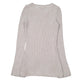 Womens Grey Tommy Hilfiger Knit Longline Crewneck Jumper