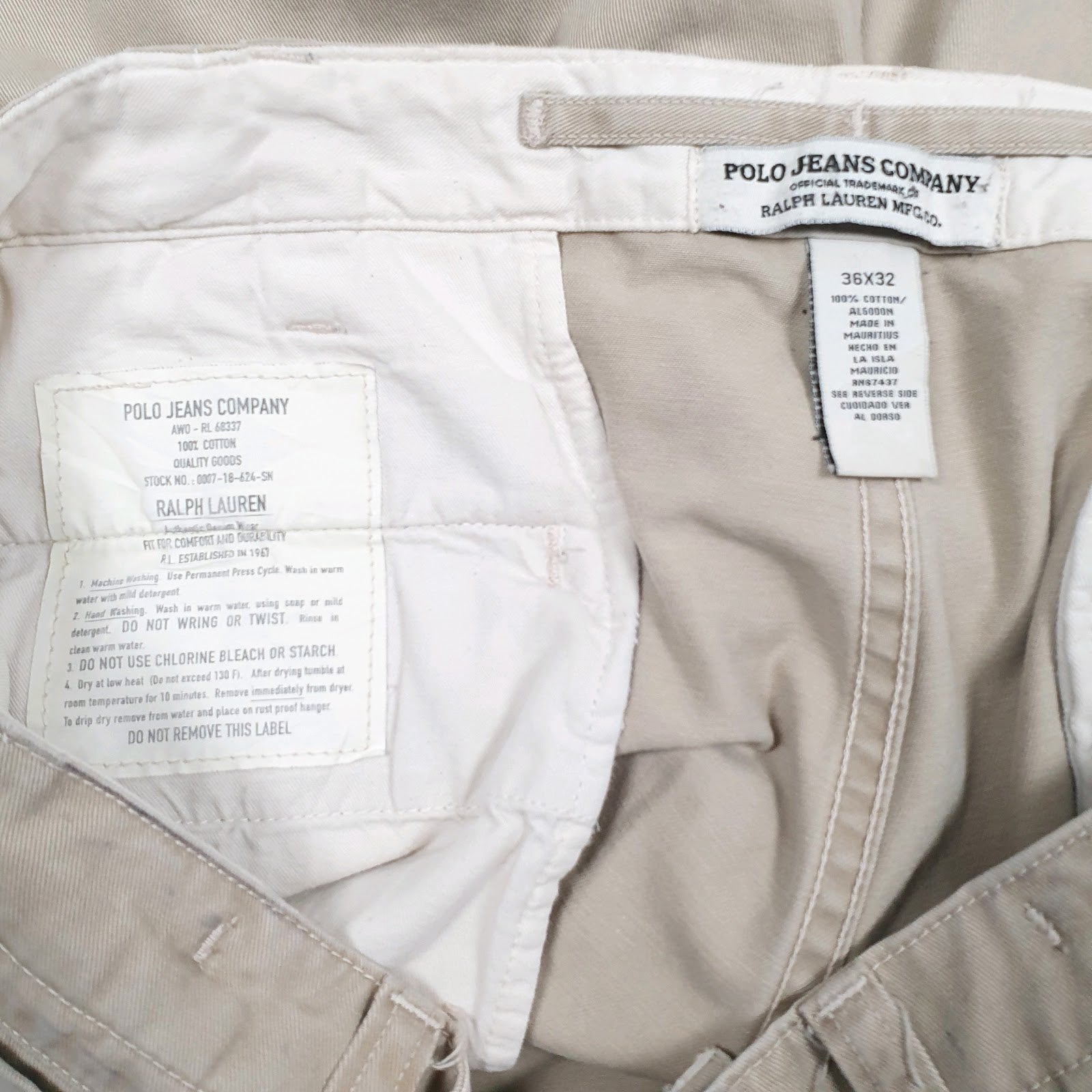 Mens Brown Ralph Lauren Polo Jeans  Jeans