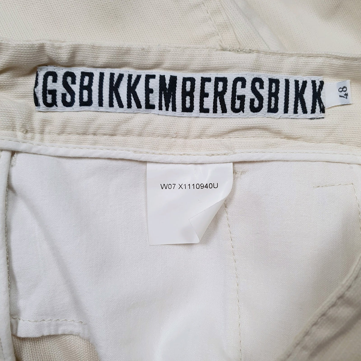 Mens Cream Bikkembergs   Jeans