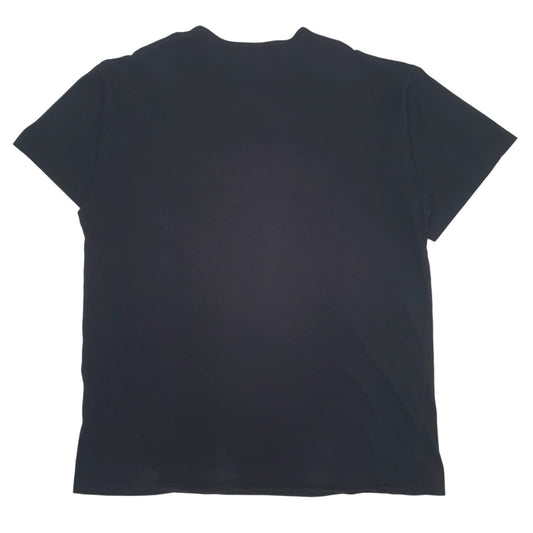 Mens Black Iceberg Spellout  T Shirt