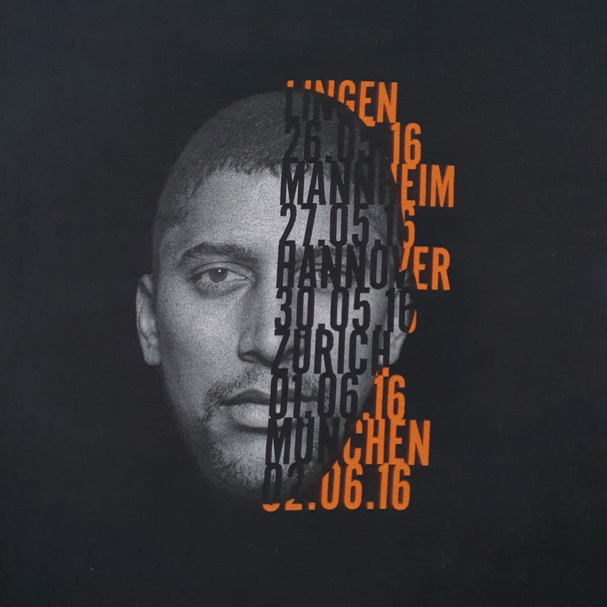 Mens Black Imperial Andreas Bourani  T Shirt