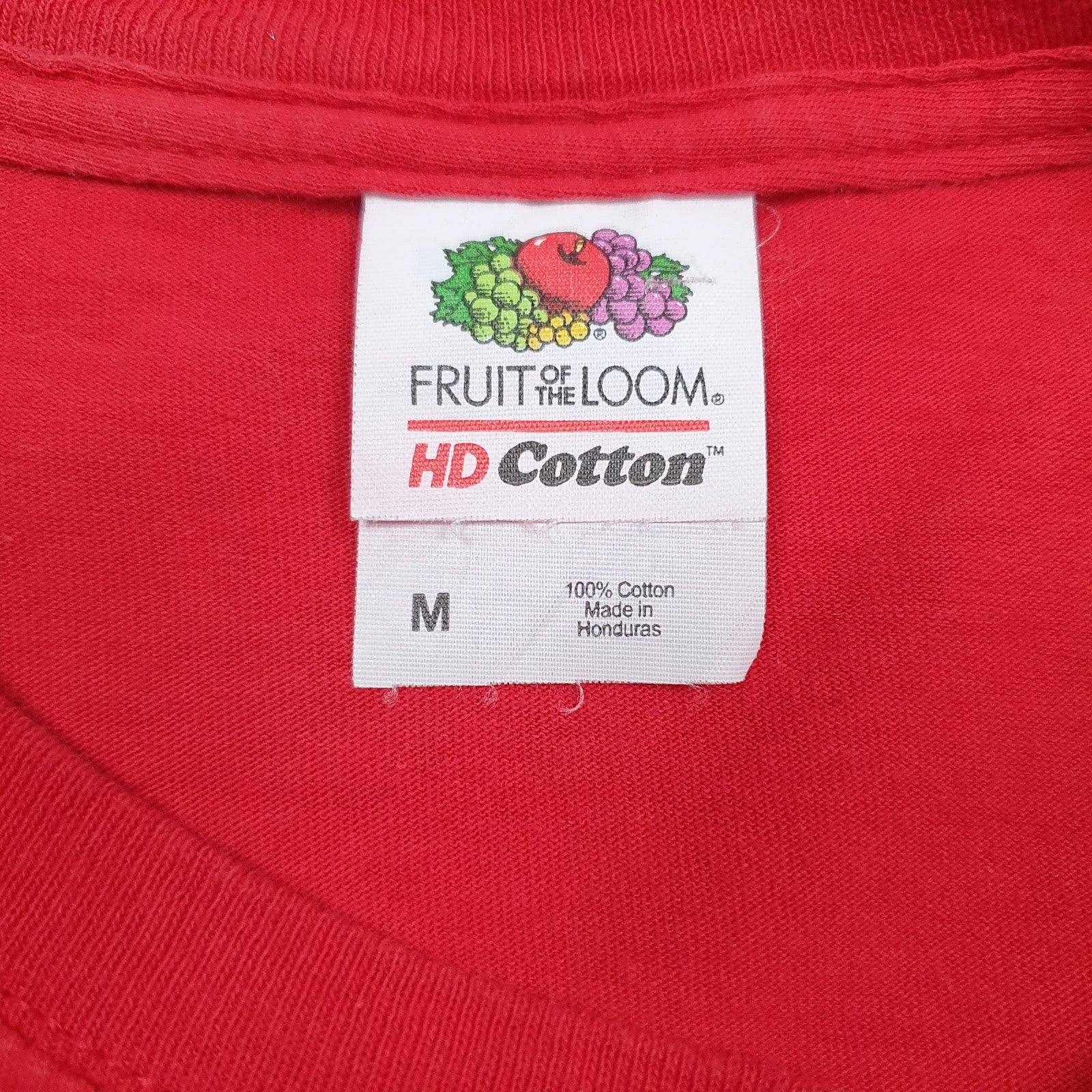 Mens Red Fruit Of The Loom Knock Cancer Out Of The Park  T Shirt