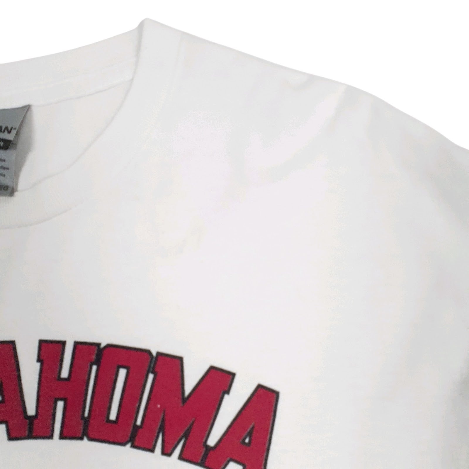 Mens White Gildan Tullahoma Basketball  T Shirt